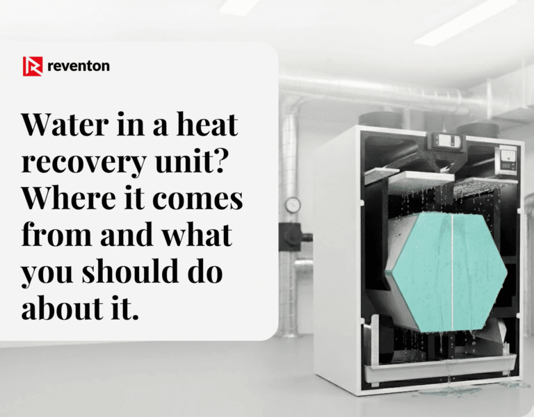 Water in a heat recovery unit: Where does it come from and what should you do about it?