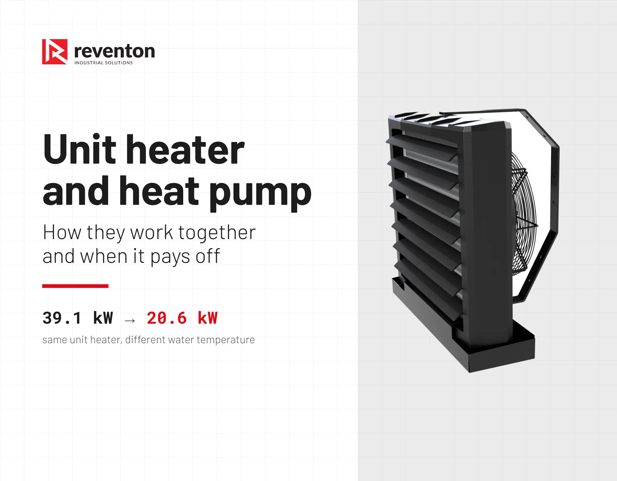 unit heater and heat pump - it works well, but focus on the following things